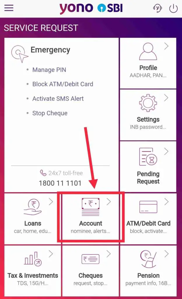 How to transfer SBI Account to another branch using YONO SBI App
