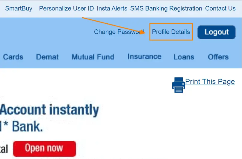 How to Change/Update Address in HDFC Bank Account Online through Net Banking
