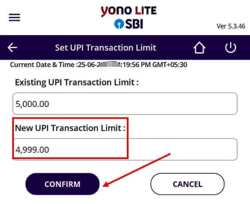 Check your provided details and click on the Confirm button.
