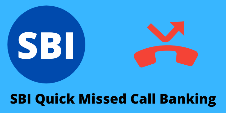 SBI Quick Missed Call Banking