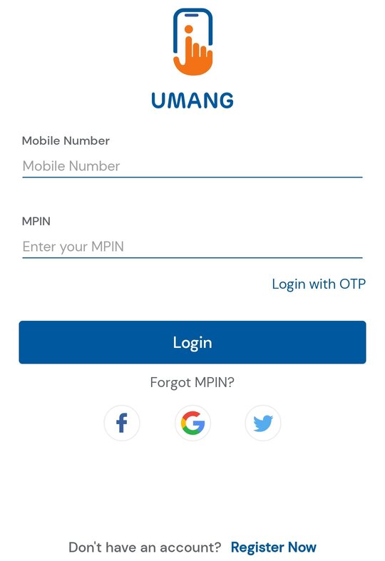 How to Log in to UMANG App