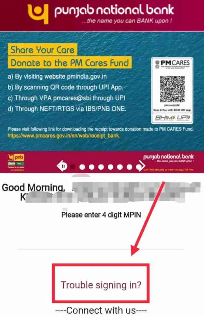Steps to Reset the Login and Transaction Password in PNB Through PNB Mobile App