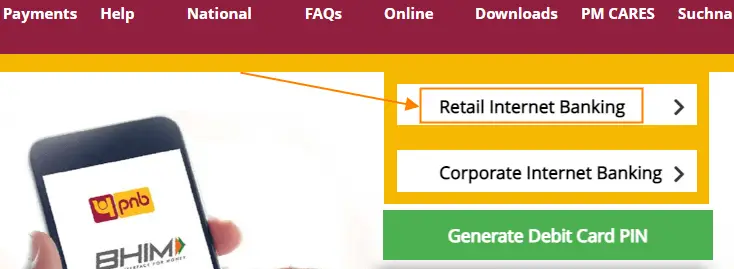 Steps to Reset the Log in and Transaction Password in PNB Through Internet Banking