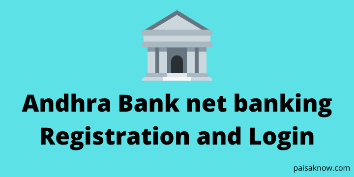 Andhra Bank net banking Registration and Login