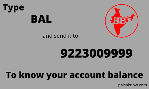 Bharat Co-operative Bank Balance Enquiry through SMS