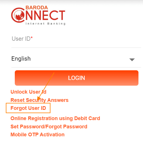 Forgot Dena Bank User ID? How to get it?