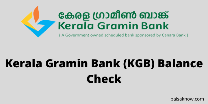 Kerala Gramin Bank Balance Check