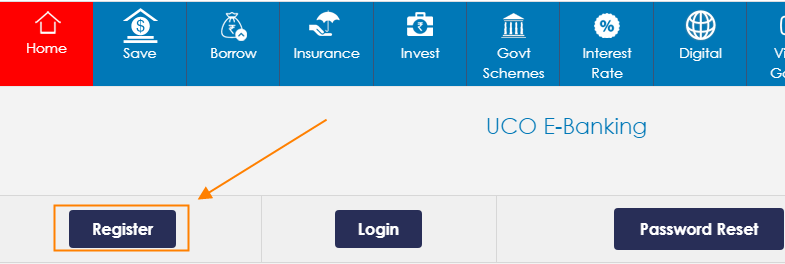 UCO Bank Net Banking Registration Online Step by Step