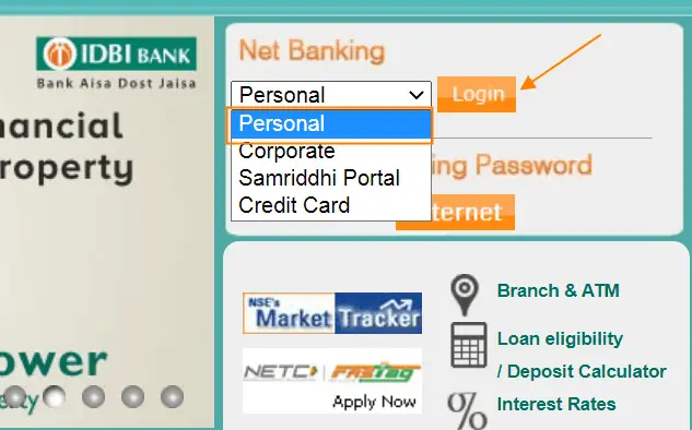 IDBI Bank Net Banking Registration Online Step by Step