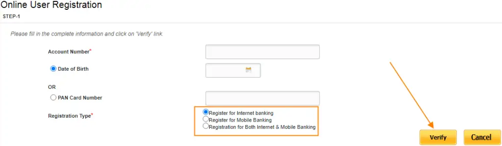 United Bank of India (UBI) Net Banking Registration Online Step by Step