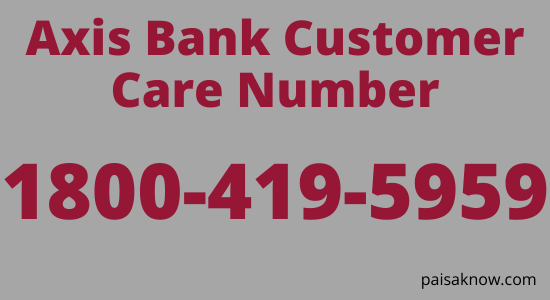 Axis Bank Balance Check by Calling Customer Care Number