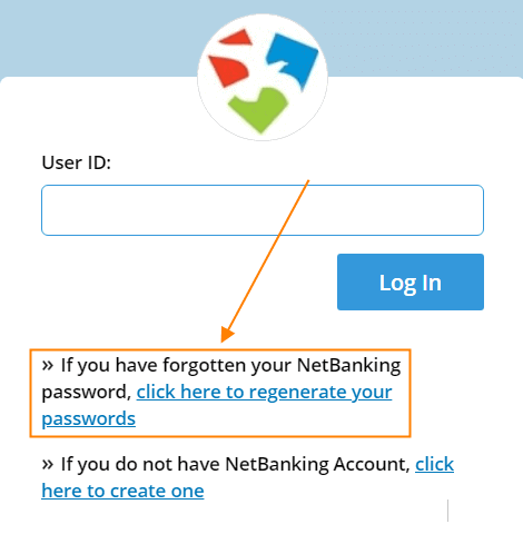 Now click on the link click here to regenerate your passwords.