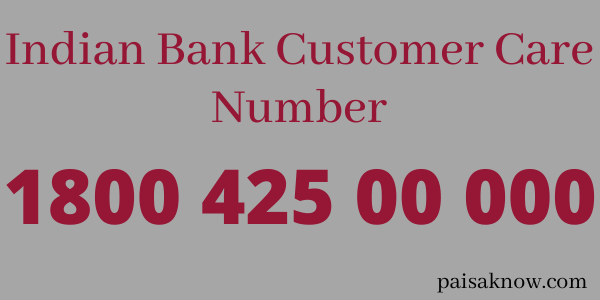Indian Bank Balance Check by Calling Customer Care