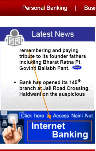 Nainital Bank Net Banking Login First time