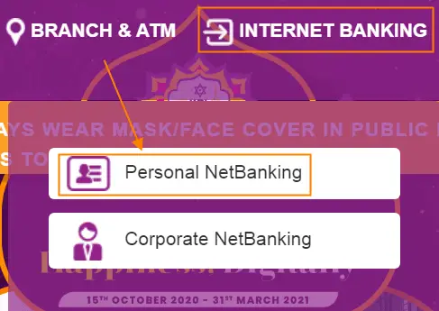 Karnataka Bank Net Banking Login Steps