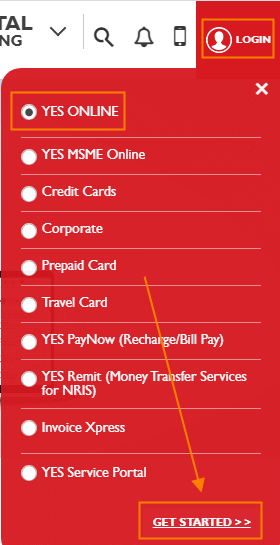 Yes Bank Net Banking Login for the first Time