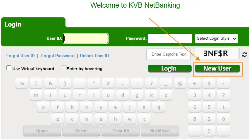 KVB Net Banking Registration Online Step by Step