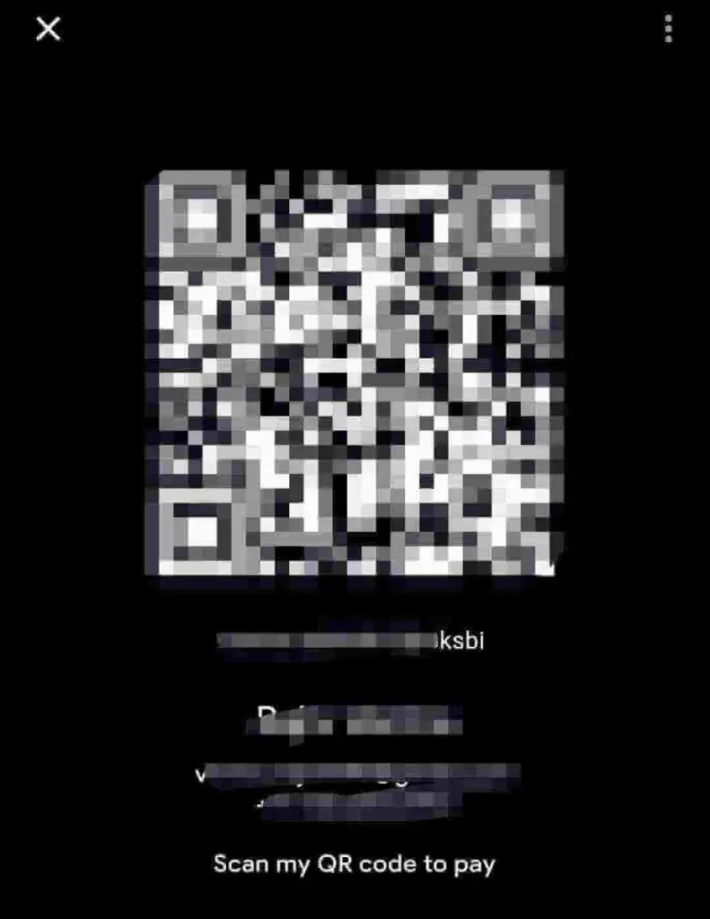 How to share Google Pay QR code on WhatsApp