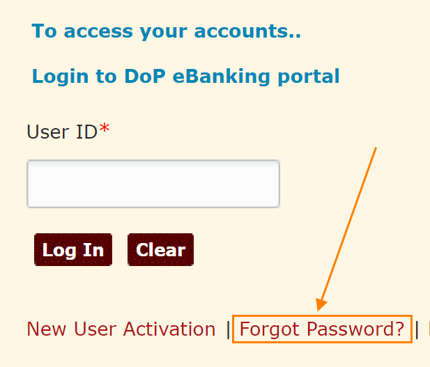 Forgot Password of Post office net Banking? How to Reset?
