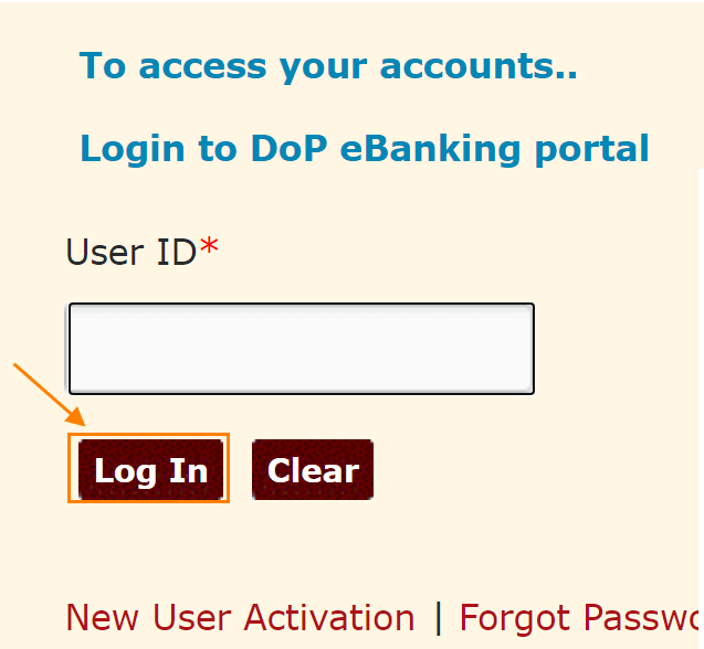 India Post Bank Net Banking Login for the first Time