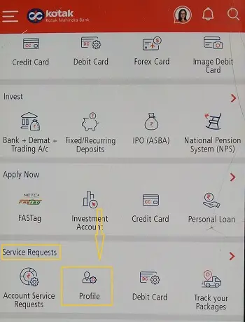 Change/Update E-mail ID In Kotak Mahindra Bank