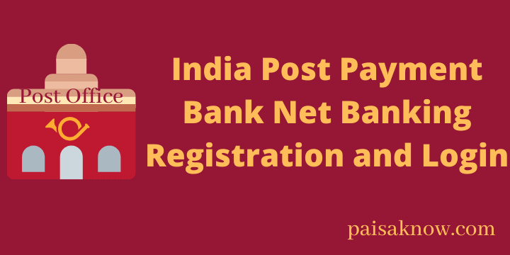 India Post Payment Bank Net Banking Registration and Login