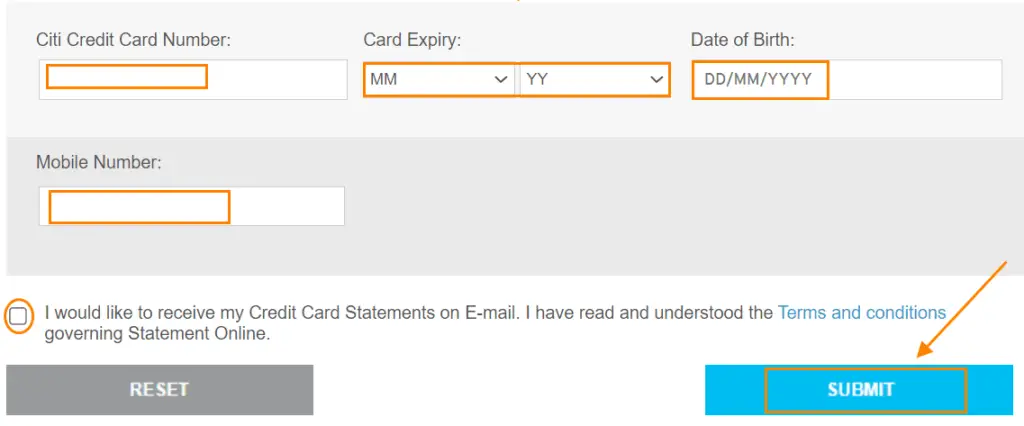 How to get Citibank Credit Card Statement Online Via Citibank's Website