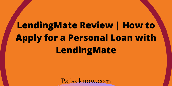 LendingMate Review, How to Apply for a Personal Loan with LendingMate